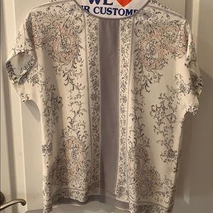 Paisley scarf print blouse